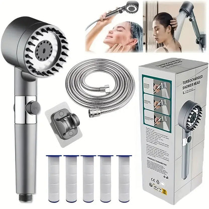 Filter Shower Head and Replacement Filter Cartridges