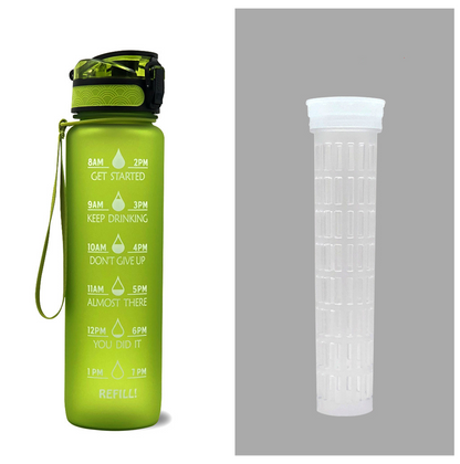 1 L Tritan Water Bottle with Time Markers (photo 40)