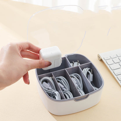 Cable Storage Box with Clear Lid, PP and PS (photo 3)