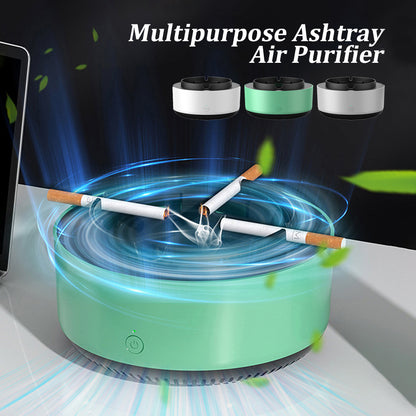 Ashtray with Built-In Fan and Replaceable Filter