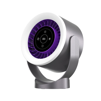 Rechargeable Desk Fan with Light, 100 Speeds (photo 8)