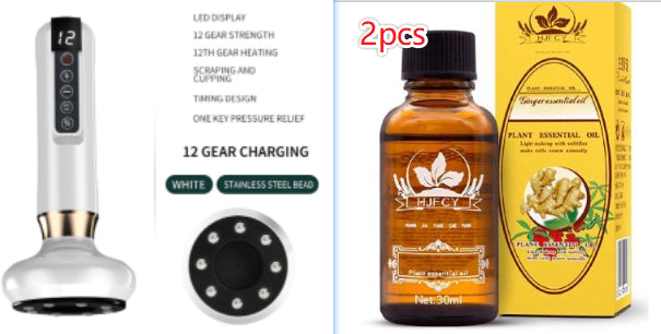 Electric Cupping and Gua Sha Body Massager, Rechargeable (photo 18)