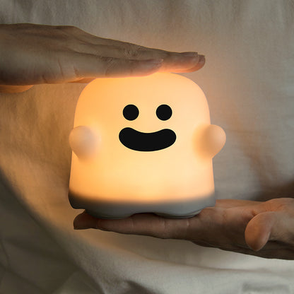 Silicone Face Night Light with Tap Control (photo 12)