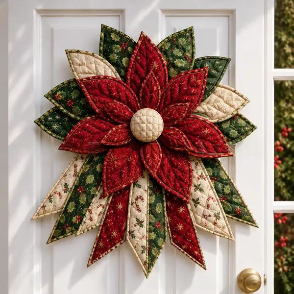 Quilted Patchwork Fabric Craft Piece, Holiday and Animal Designs (photo 31)