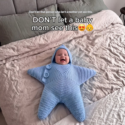 Crochet Star-Shaped Hooded Baby Romper, Finished or DIY Kit (photo 5)
