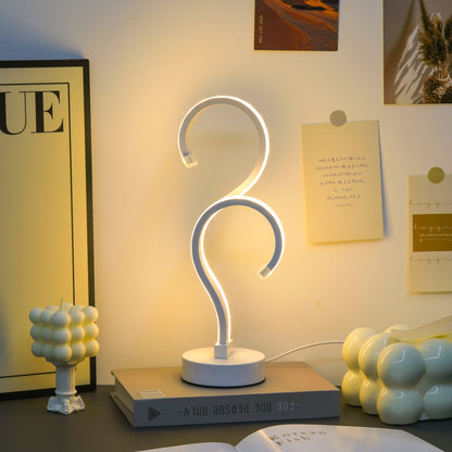 Double Question Mark Desk Lamp, USB, 3 Color Modes (photo 3)