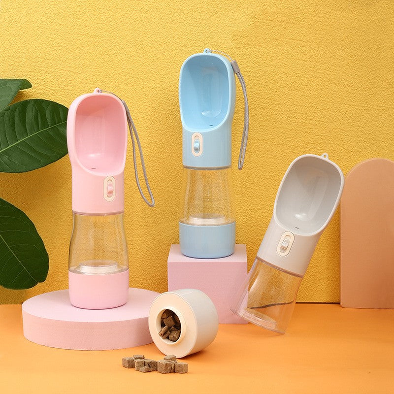 Portable Dog Water Bottle with Bowl (photo 2)