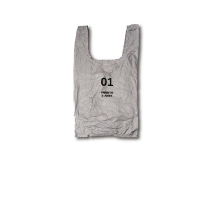 Foldable Reusable Shopping Bag, Polyester - Gray (photo 2)