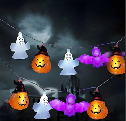 Halloween PVC LED String Lights, Battery Powered (photo 13)