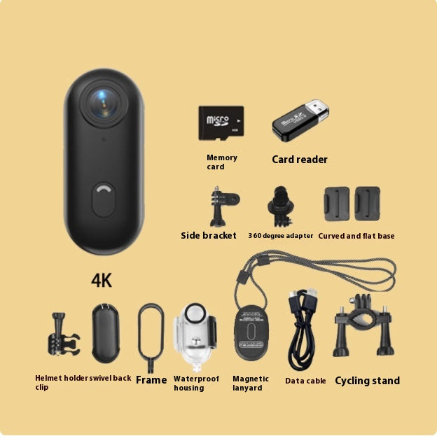Mini Thumb-Size Action Camera with Magnetic Mount (photo 11)