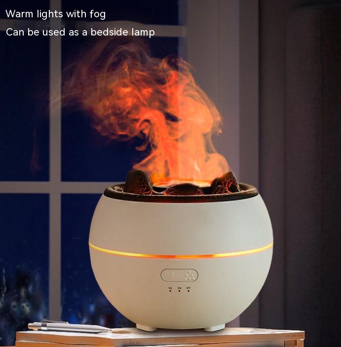 Flame Effect Aroma Diffuser with Timer, 300 ml (photo 4)