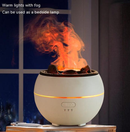 Flame Effect Aroma Diffuser with Timer, 300 ml (photo 4)