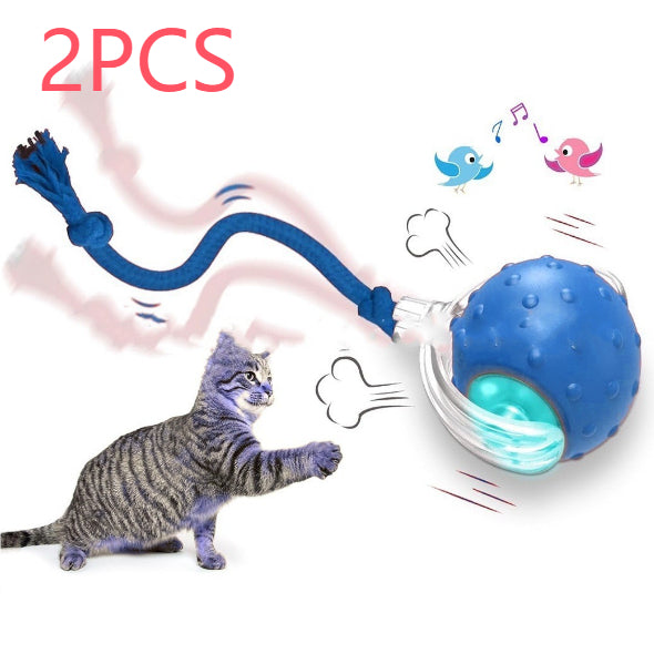 Automatic Rolling Cat Toy Ball with Tail (photo 20)