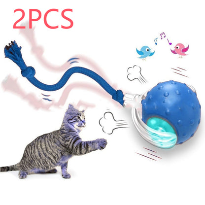 Automatic Rolling Cat Toy Ball with Tail (photo 20)