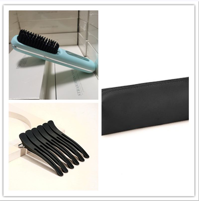 2-in-1 Cordless Hair Straightener Brush, USB Rechargeable (photo 17)