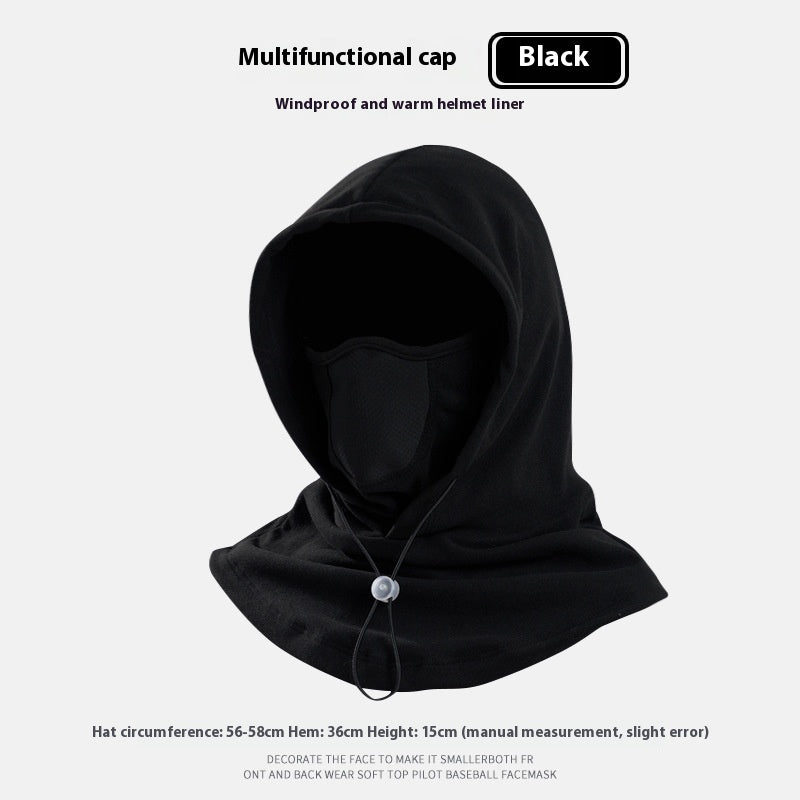 Winter Fleece Balaclava Hood and Neck Warmer (photo 9)