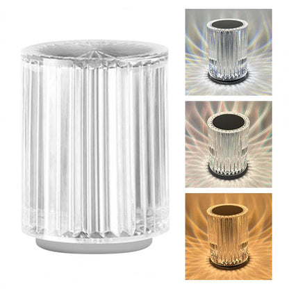 Crystal-Look Acrylic Table Lamp, Touch or Remote Control (photo 3)